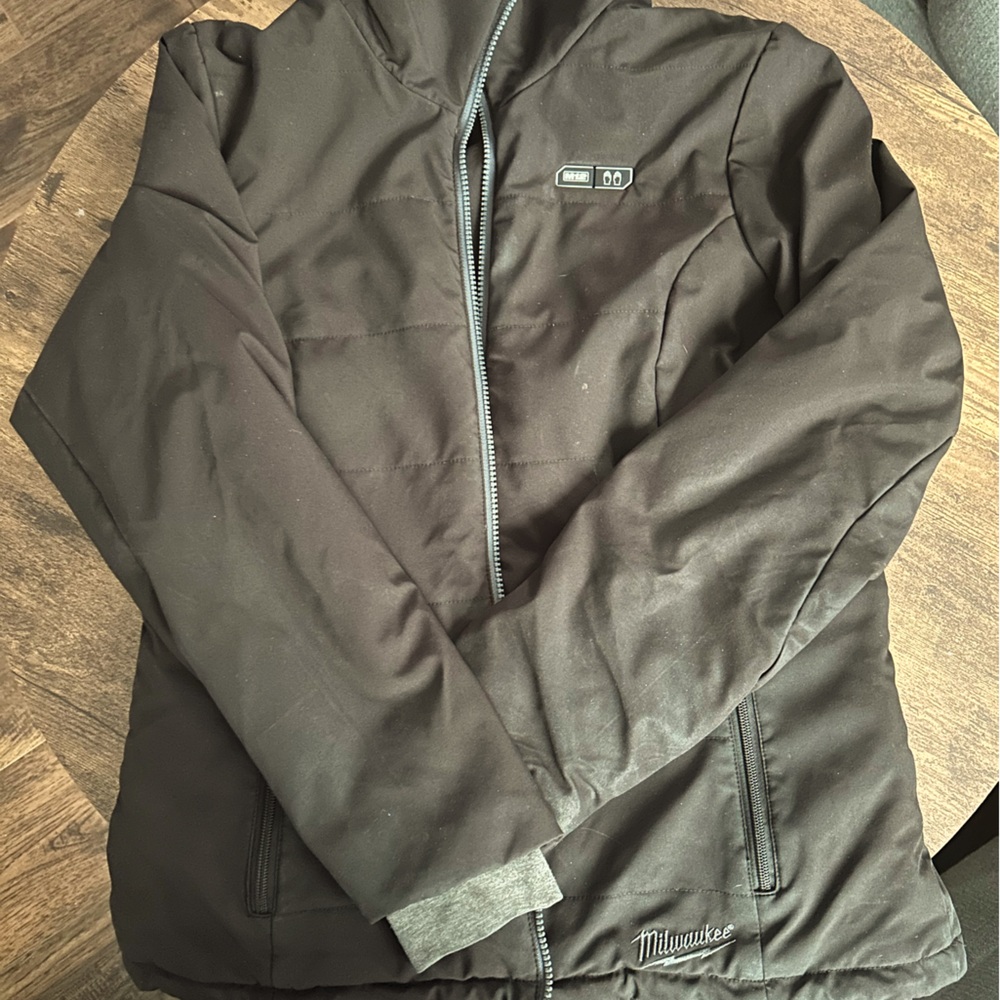 Women’s L Milwaukee heated jacket. Battery not included
